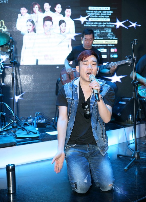 Huong Tram mac tre trung tap luyen cho live show cua Quang Ha-Hinh-7